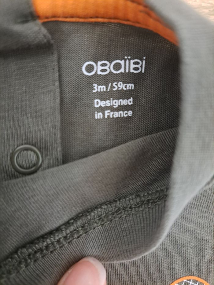 2 hauts 3 mois Obaïbi Okaïdi neufs sans étiquette - photo numéro 6