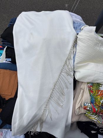 Jupe blanche serrante