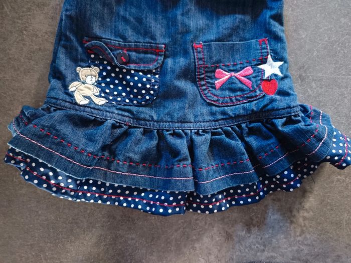 Robe en jean ourson 3 mois - photo numéro 2