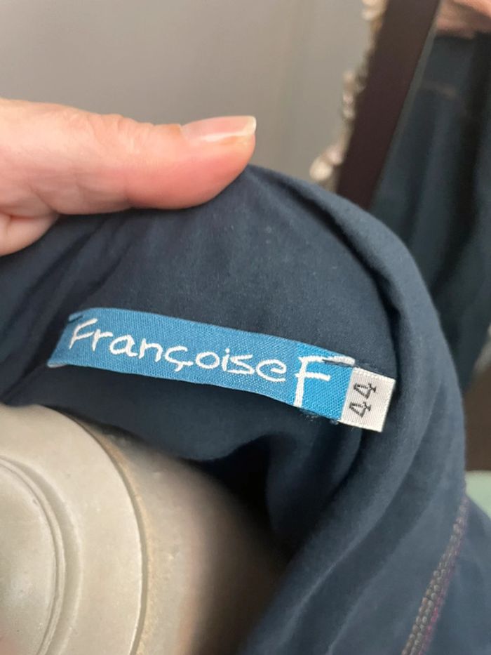 Veste légère bleu Françoise F - photo numéro 3