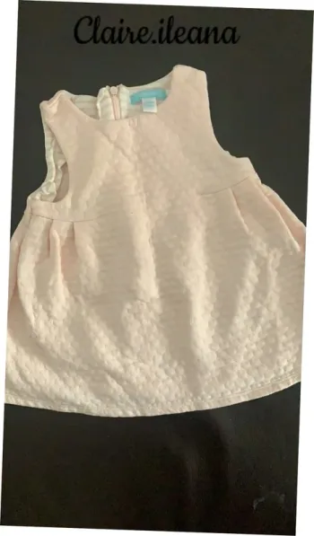 🛑robe rose pâle 12 mois 🛑
