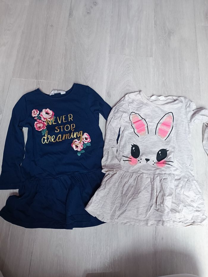 Lot de 2 robes légères fille