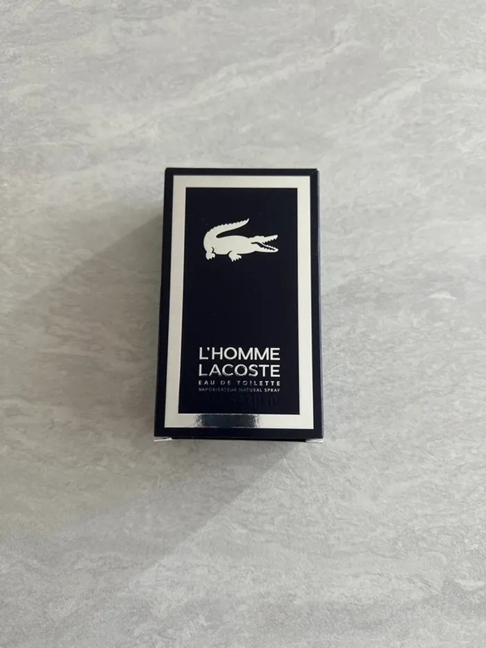 🔆 Boîte vide Eau de toilette pour collectionneur Lacoste L'Homme 100 ml