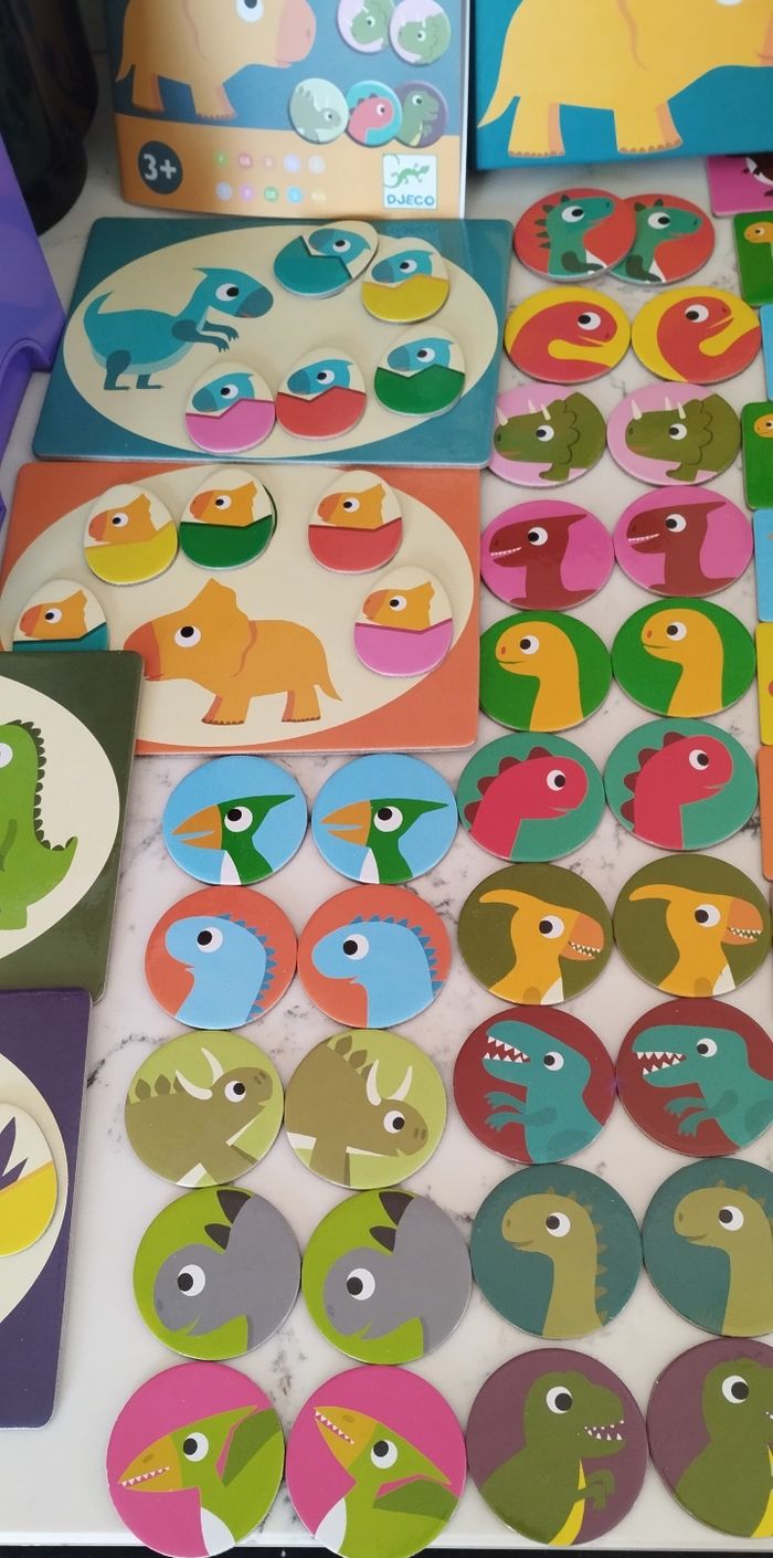 Bingo / domino / mémo dinosaure Djeco - photo numéro 5