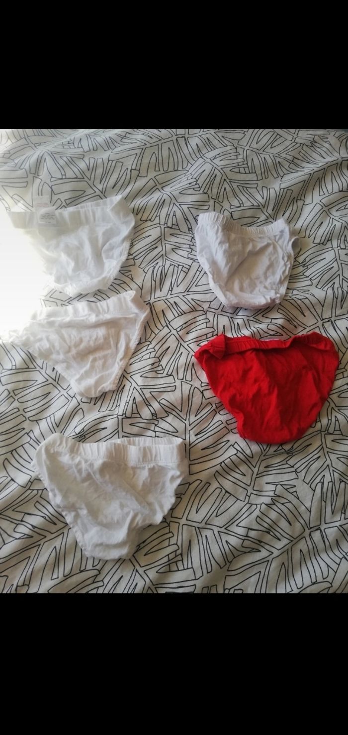 Lot 5 slips 6 ans marques diverses 1€5 - photo numéro 4