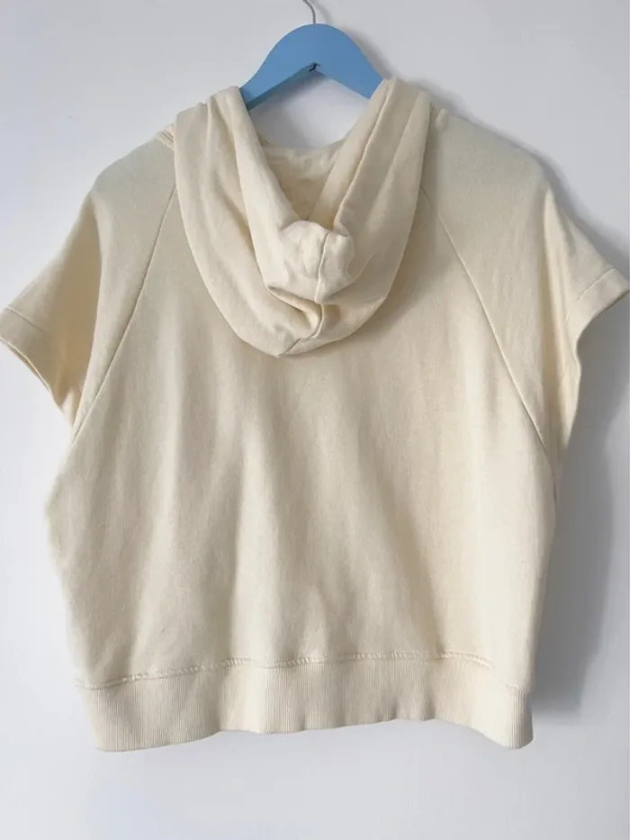 Sweat manches courtes/sans manches Mango (MNG) couleur crème / écru taille XS/S jamais porté - photo numéro 2