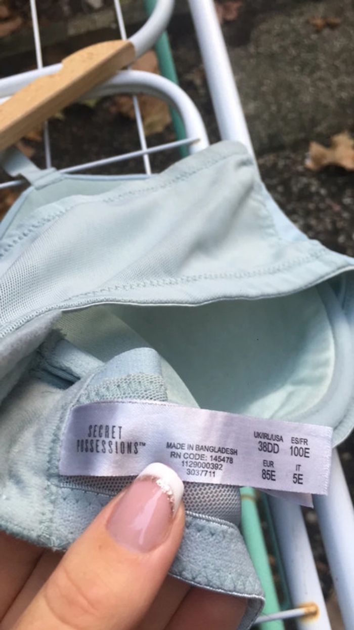 Soutien gorge bleu ciel - photo numéro 4
