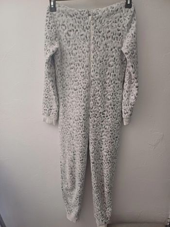 Combipyjama panthère blanc et noir
