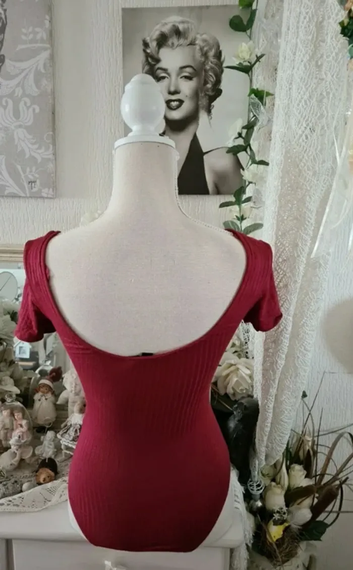 Body sexy Bordeau Jennyfer Taille XS - photo numéro 4