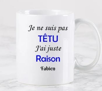 Mug humour  personnalisé