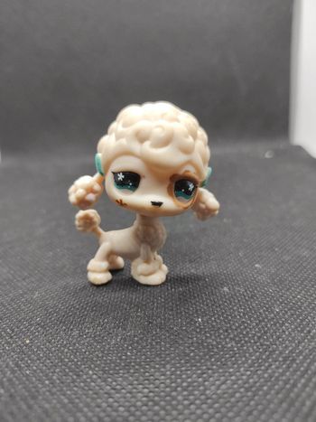 Littlest Petshop LPS dog chien caniche poodle 730 #geektradelpschien