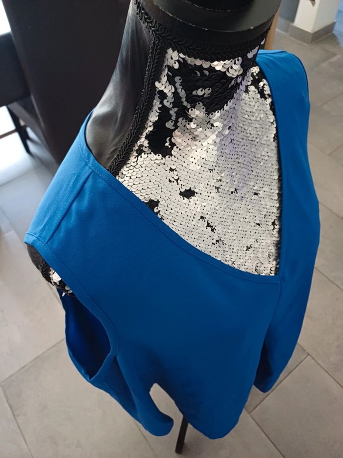 Tunique bleu évasée - photo numéro 6