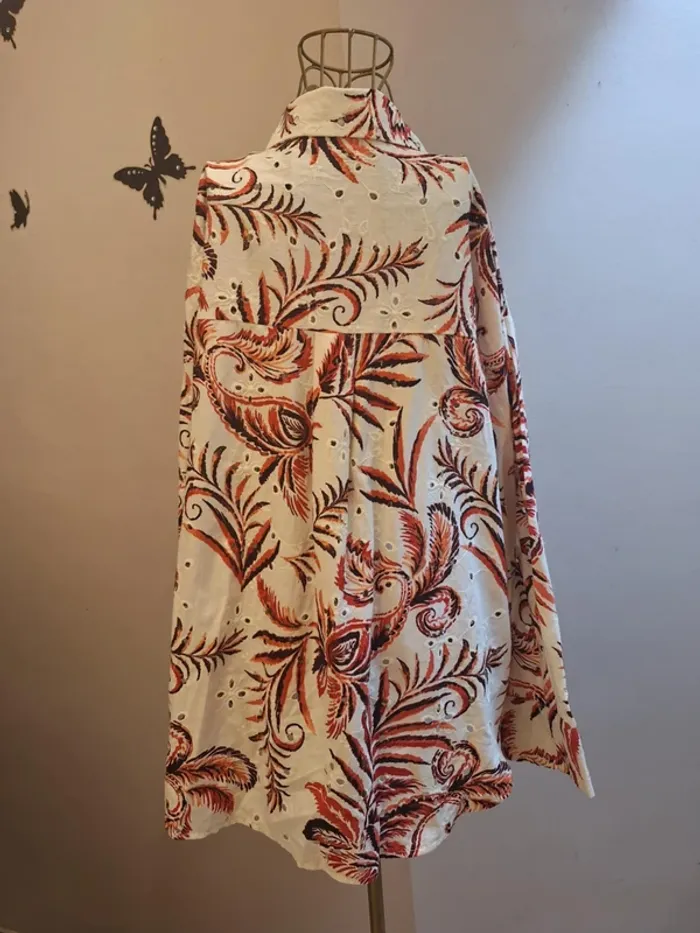 Chemise imprimée & brodée - photo numéro 4