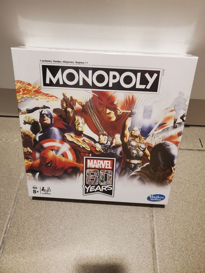 Monopoly Marvel 80 ans