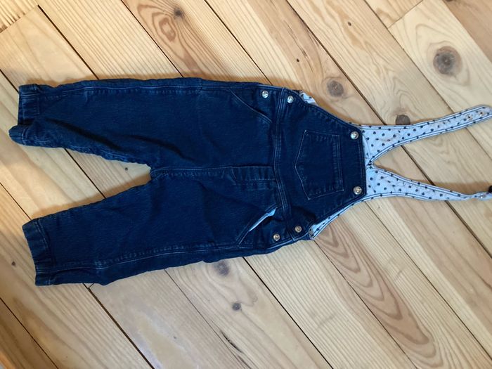 Salopette petit bateau jean 12 mois