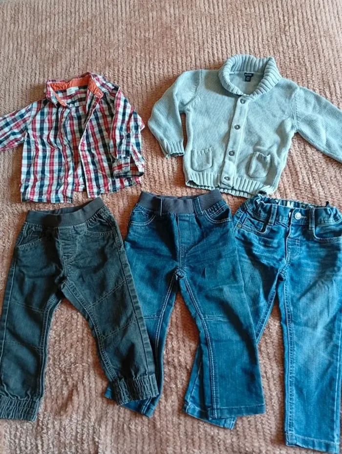 Lot vêtements garçon