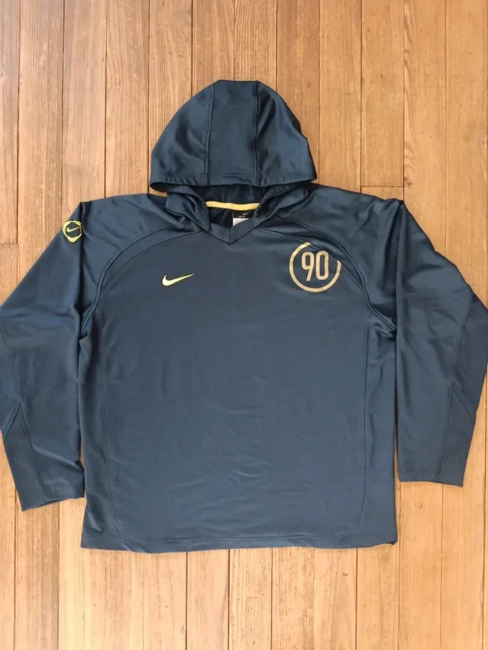 Sweat à capuche Nike 90 Dri-fit vintage 00's - L