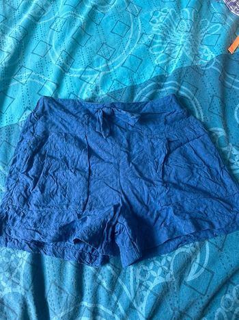 Short bleu roi