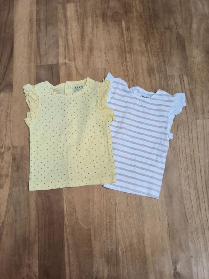 Lot de 2 t-shirts manches courtes Kiabi 3mois