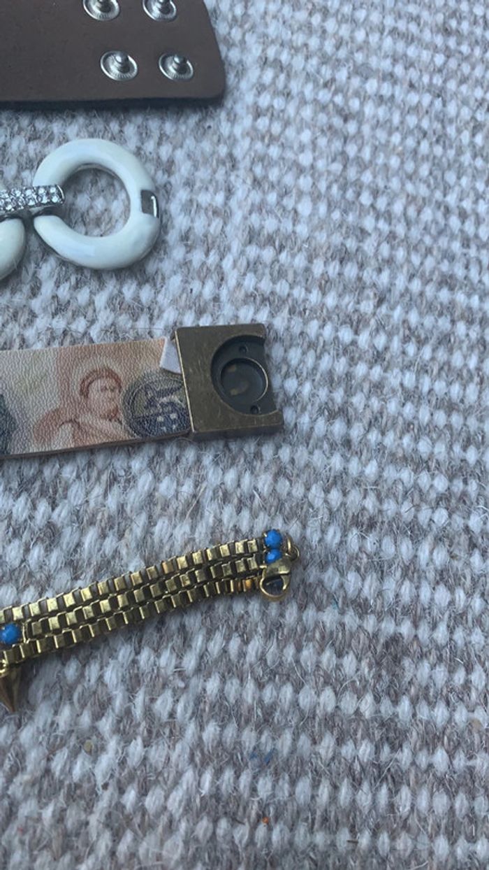 Lot de 4 bracelet thème marron beige adulte - photo numéro 5