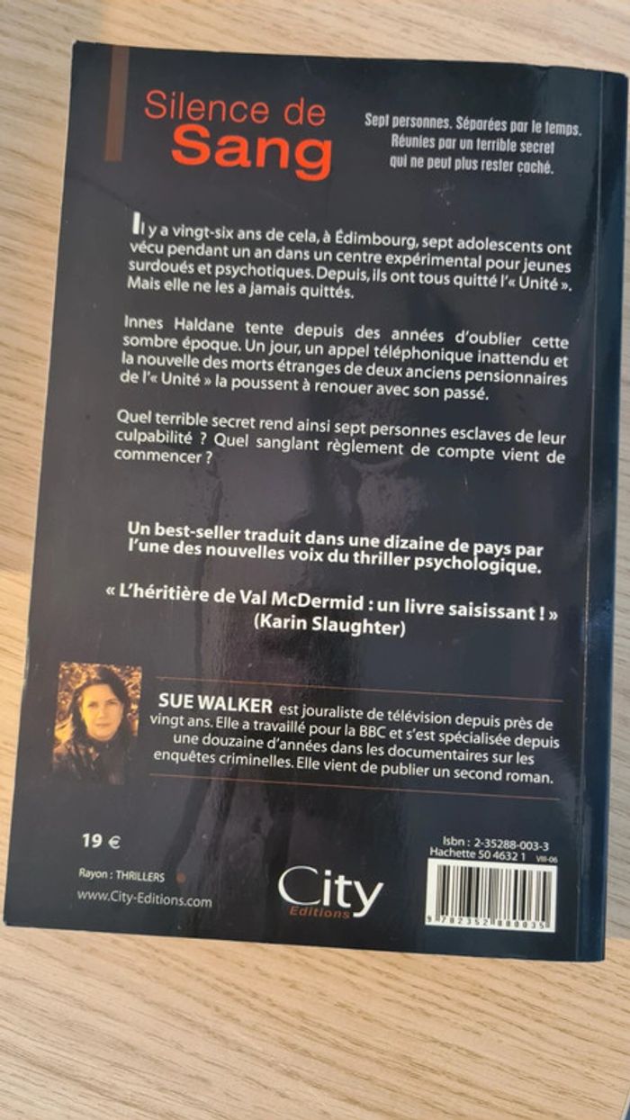 Silence de sang - Sue Walker (thriller) - photo numéro 4