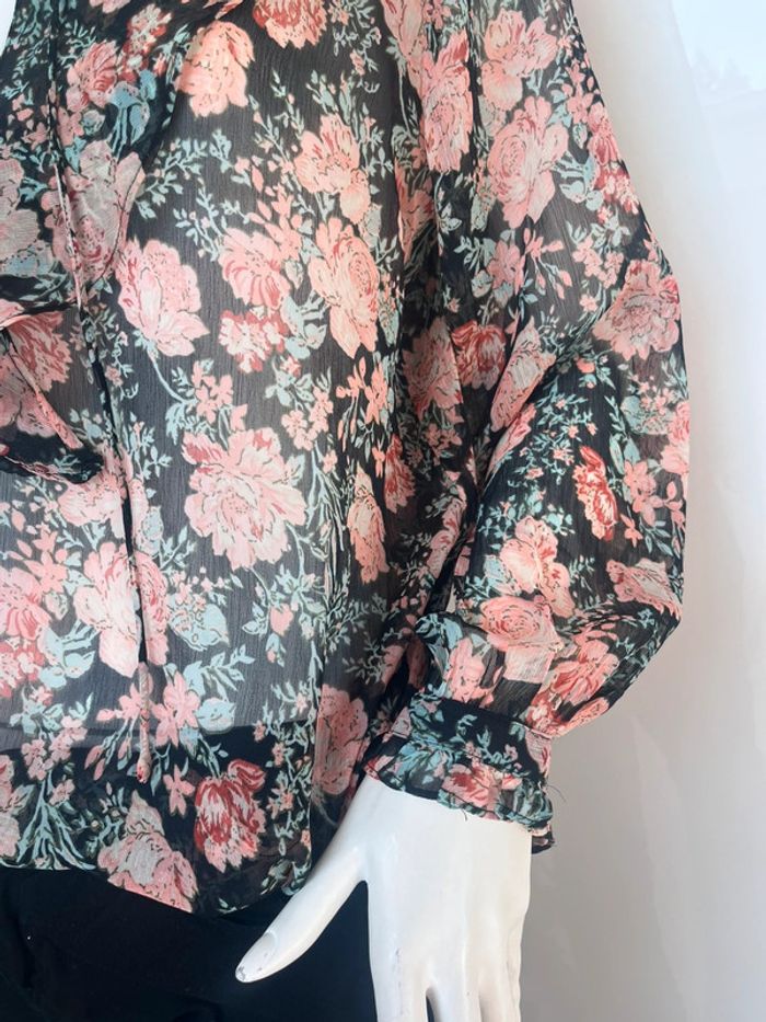 blouse à fleurs légère - photo numéro 2