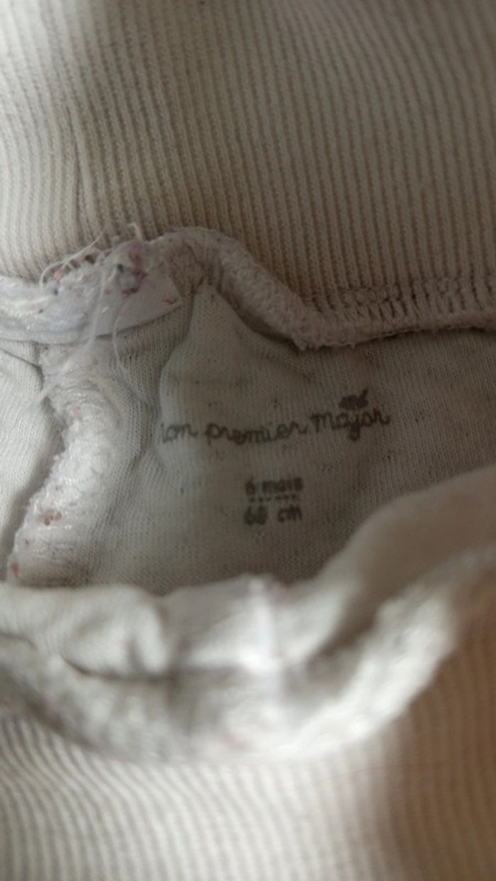Pantalon avec pied 6 mois fille - photo numéro 3
