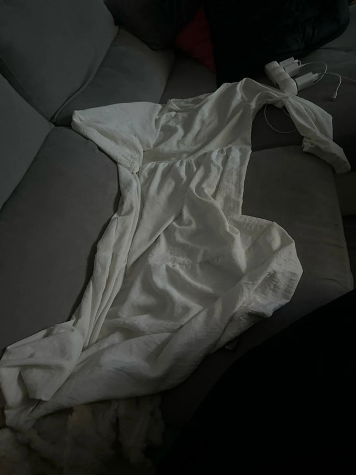 Longue robe blanche 40/42