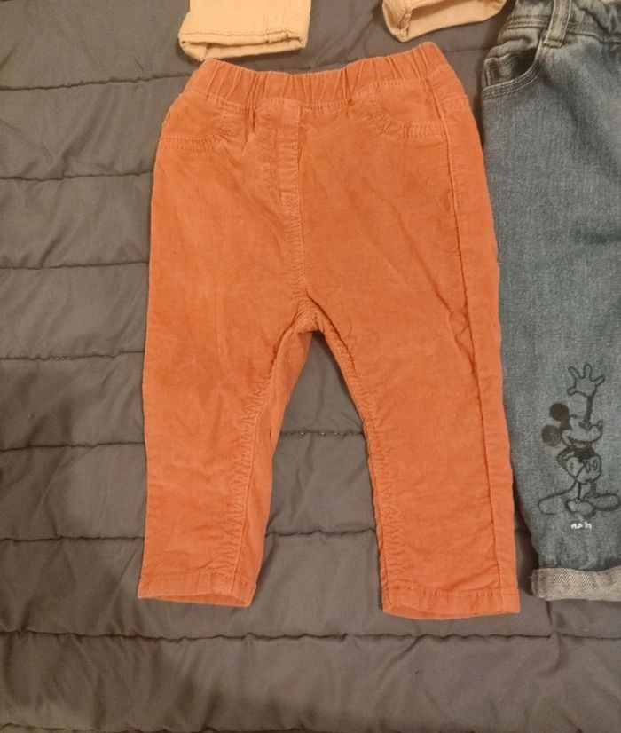 Lot 6 pantalons fille 12 mois - photo numéro 9