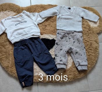 Lot ensemble garçon 3 mois