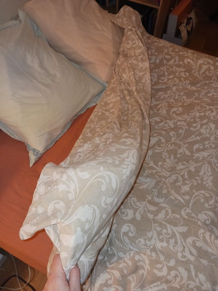 Housse de couette et taie d'oreiller - photo numéro 4
