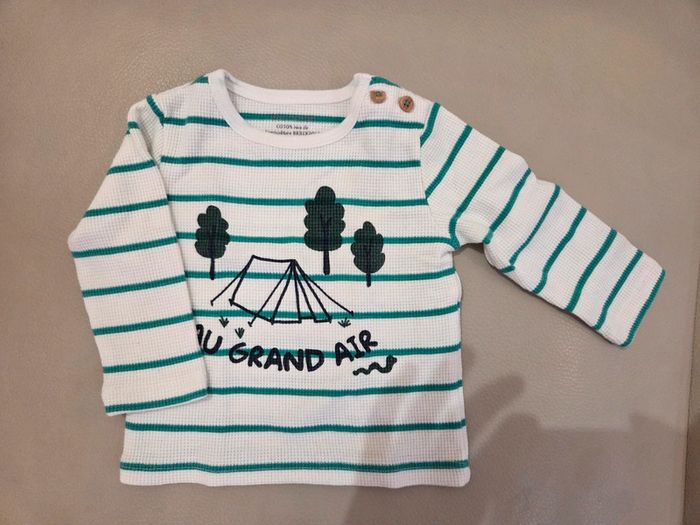 T-Shirt manches longues Bout'chou 9 mois