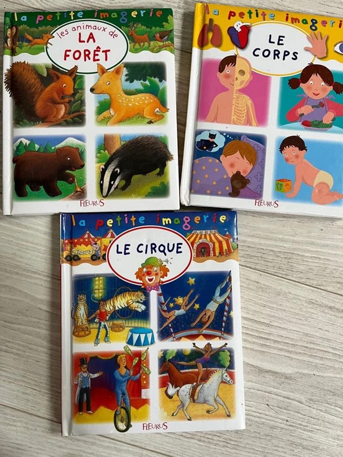 Lot de trois livres la petite imagerie