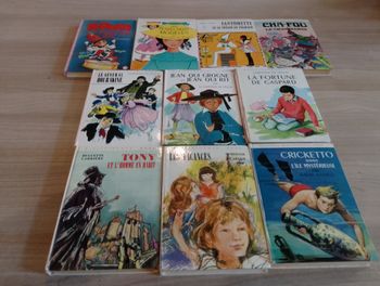  Lot de 10 livres, bibliothèque rose (divers)(5)