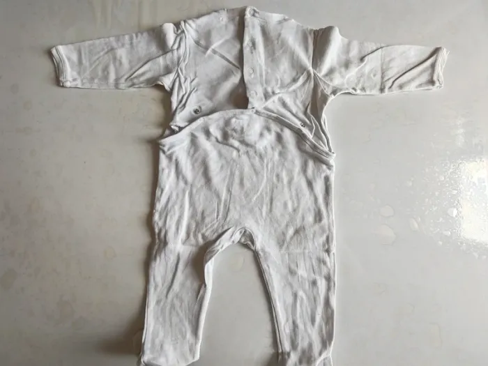 Lot pyjama 12 mois velours coton - photo numéro 11