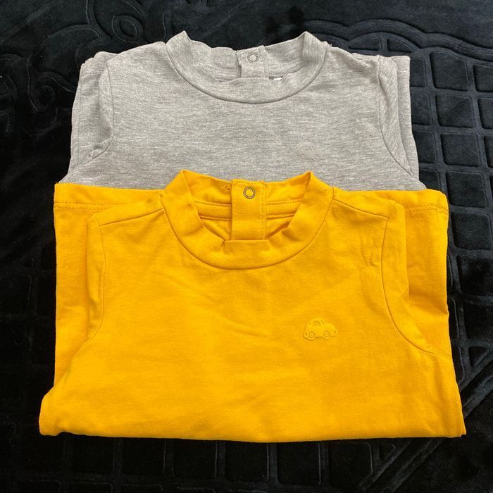 Lot tee-shirts manches longues 6 mois