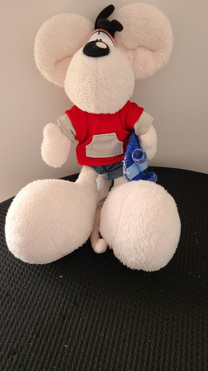 Doudou souris pull rouge short jean skate DIDDL - photo numéro 4