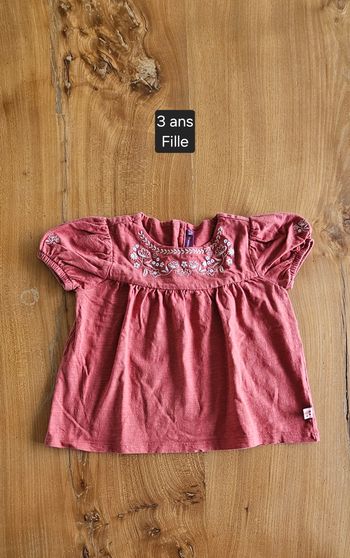 Tee-shirt manches courtes fille