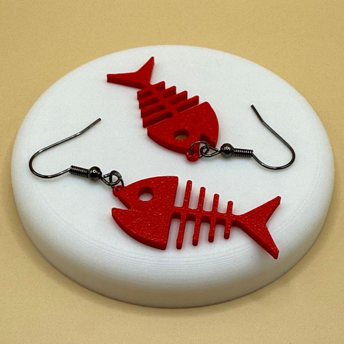 Boucles d’oreilles poisson - photo numéro 2