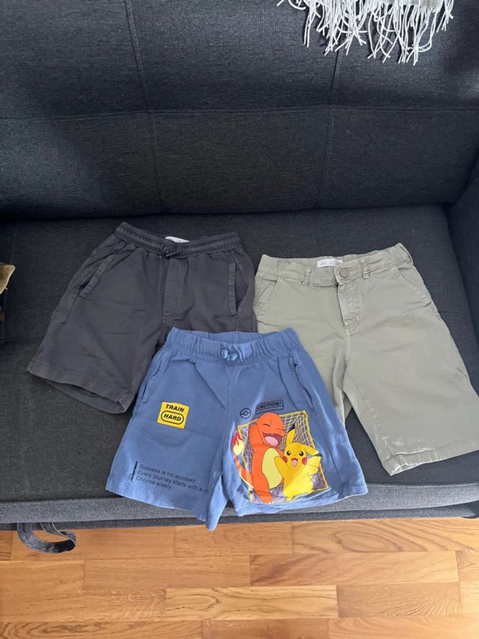 Lot 3 shorts Zara garçon 9 ans