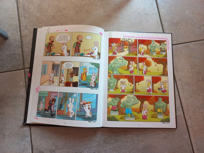 Livre pour enfants Les lapins crétins gribouillages - photo numéro 3