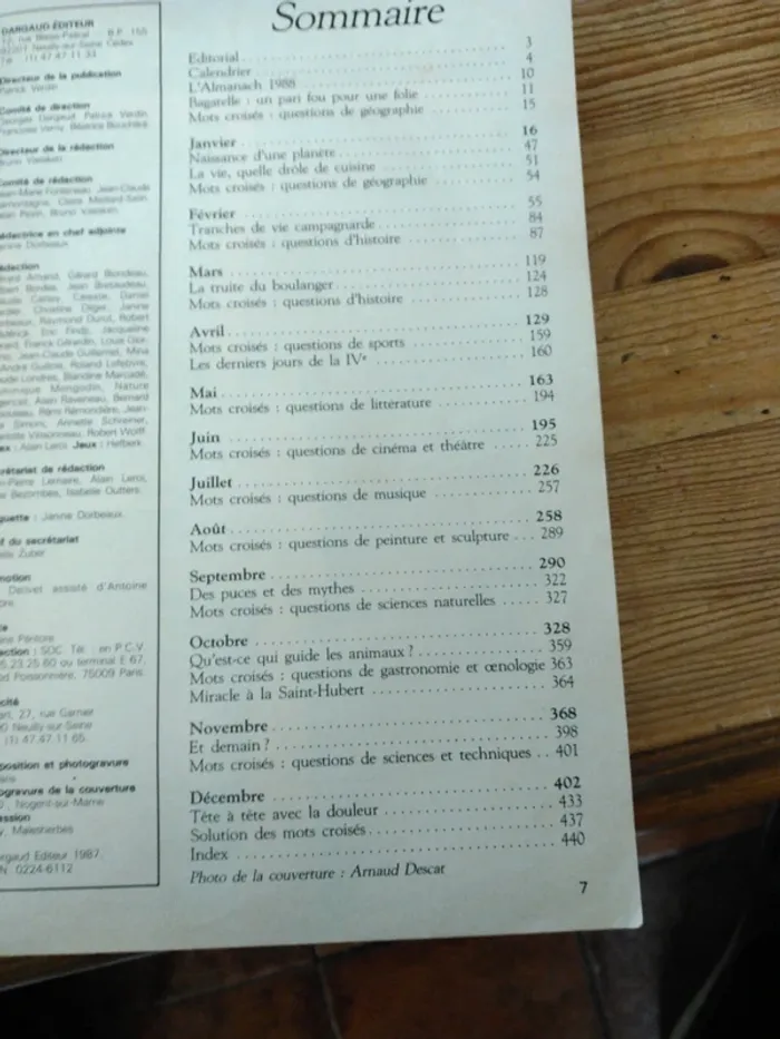 Almanach rustica de 1988 - photo numéro 5