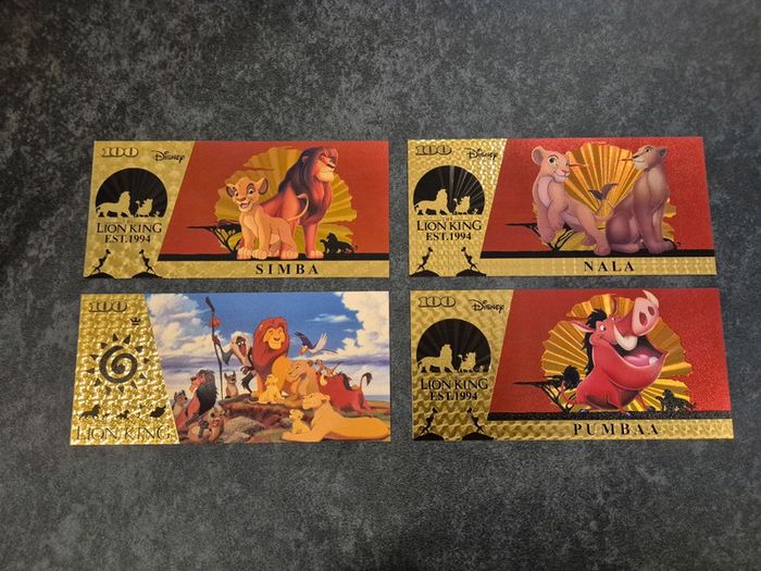 Billets OR à collectionner Le Roi Lion Disney - photo numéro 6