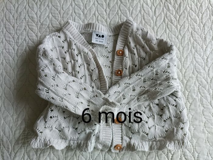 Gilet en maille 6 mois