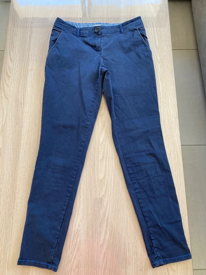 Lot de 2 pantalons 3/4 Grain de malice T.38 - photo numéro 7
