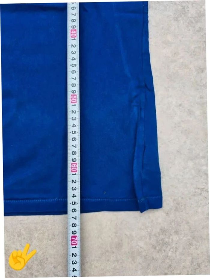 T-shirt Ralph Lauren S coupe col rond bleu Homme Men tee21b - photo numéro 4