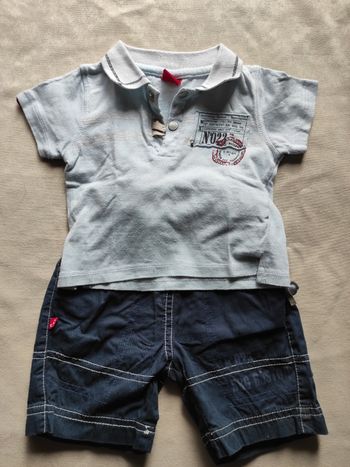Ensemble bermuda et polo Babygro