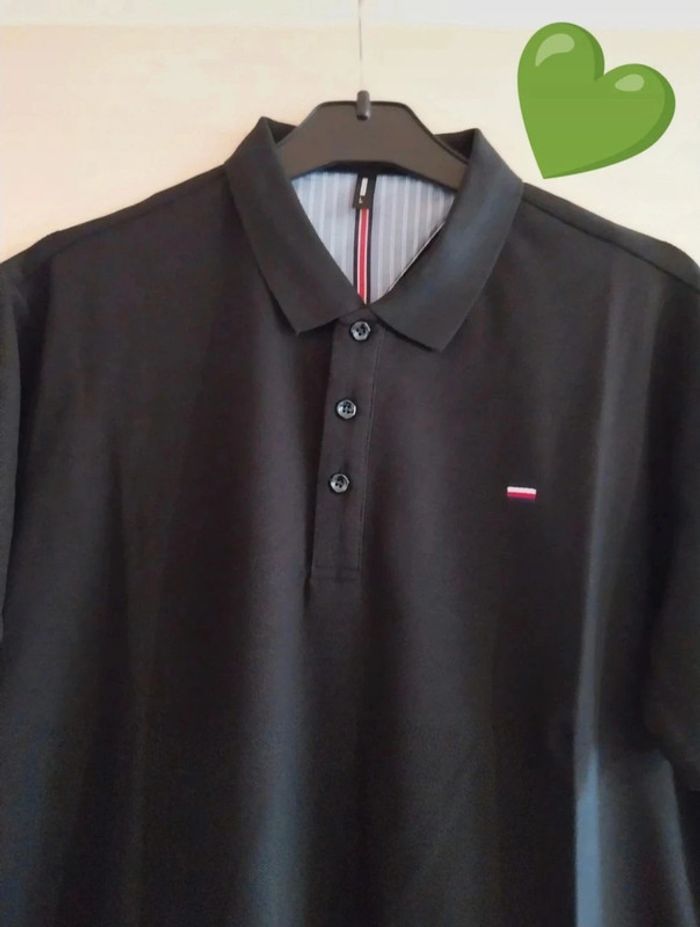 Polo noir homme T : L - photo numéro 3