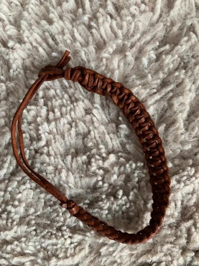 Bracelet cuir marron - photo numéro 8