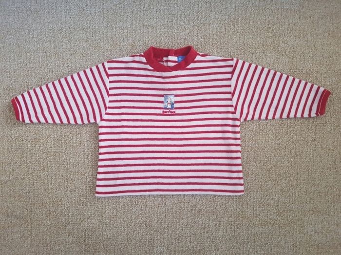 Ensemble pyjama rouge, 12 mois - photo numéro 2